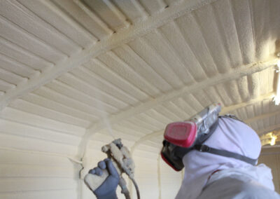 Spray Foam Insulation in Metal Buildings in